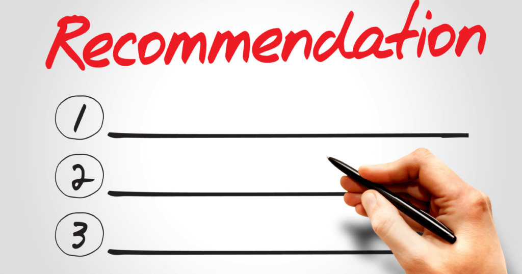 recommendation tools of web writer